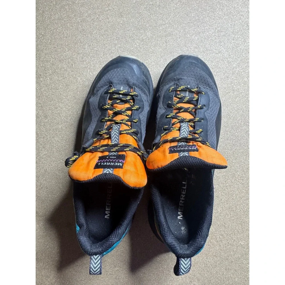 Merrell MQM 3 GORE-TEX Womens 7 Hiking Shoes Black Orange Vibram J135540
